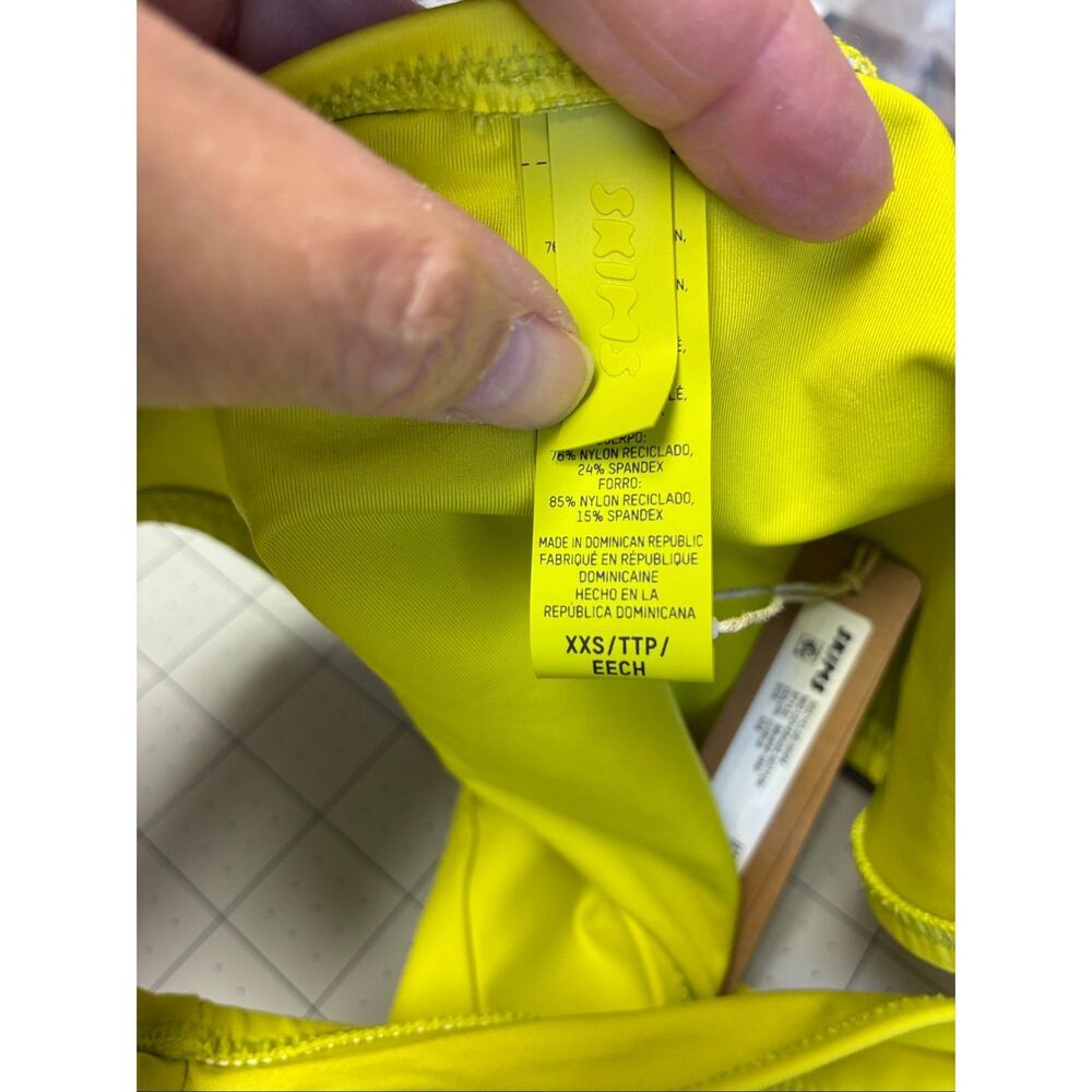 SKIMS NWT Swim Mid Coverage Bottom in Citrus Size XXS - Picture 6 of 7